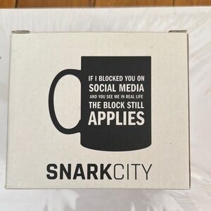 Snark City Black Mug